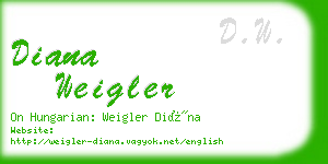 diana weigler business card